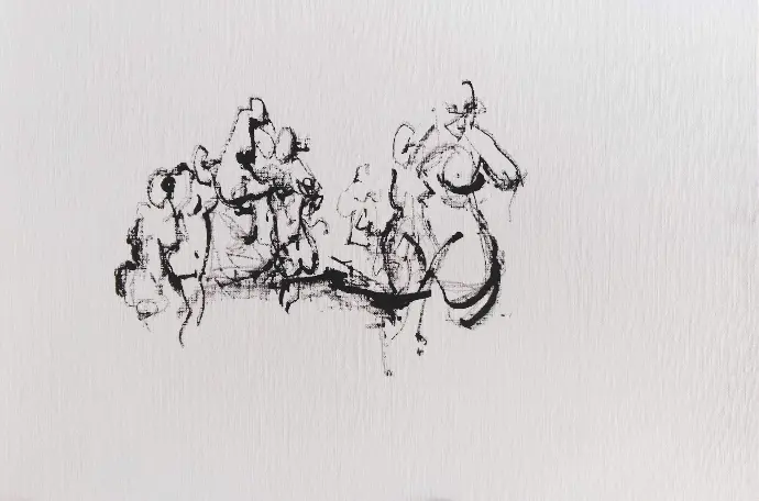 Oeuvre-sur-papier-contemporaine-corps-feminin-Olivia-Appelius01