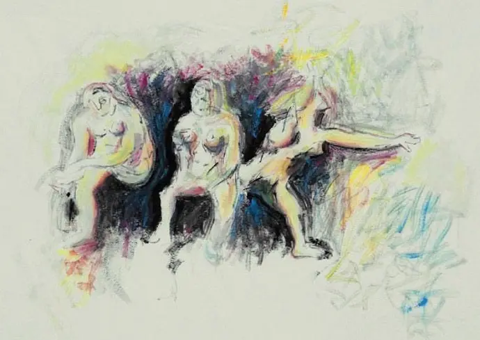Les-3-graces-peinture-abstraite-couleurs-Olivia-Appelius Les-3-graces-peinture-abstraite-couleurs-Olivia-Appelius