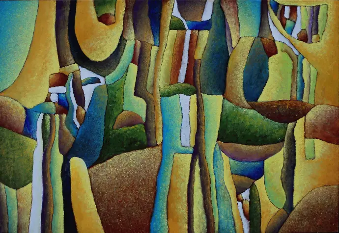 Paysage-interieur-peinture-abstraite-couleurs-Olivia-Appelius Paysage-interieur-peinture-abstraite-couleurs-Olivia-Appelius