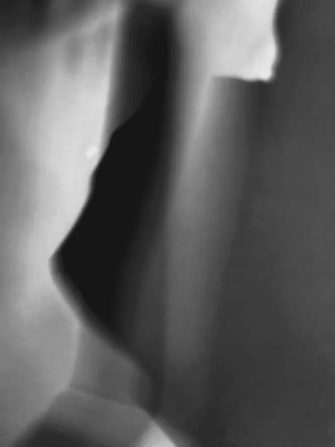 Empreinte des corps, photographie digitale abstraite noir et blanc#7